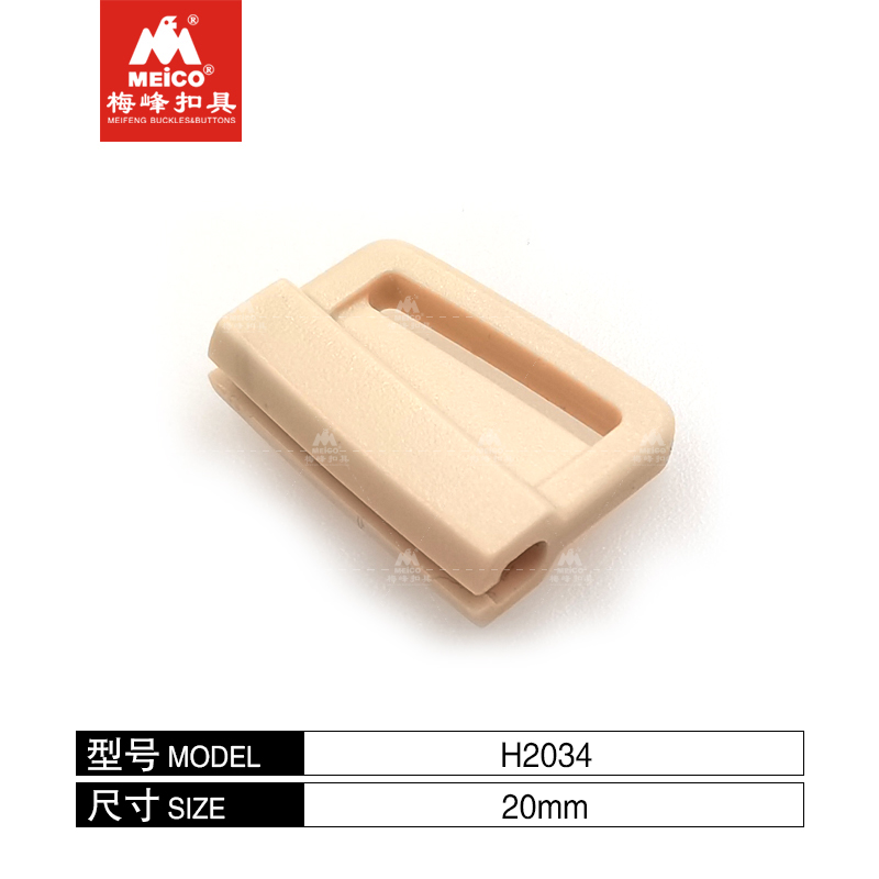 Klamry z pierścieniem D z tworzywa sztucznego 3/4 cala